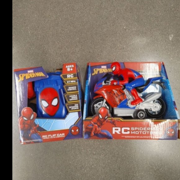 Toys Spiderman Motorcycle Flip Car Rc Toys Poshmark
